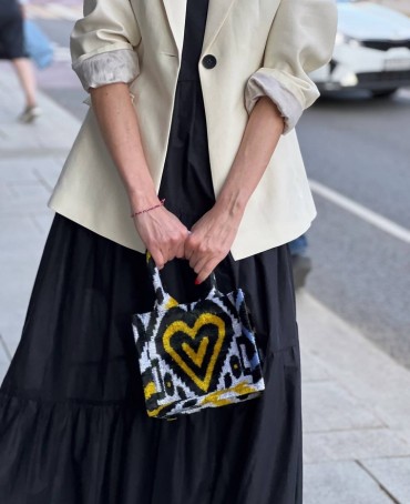 Шелковый (Бахмаль) тоут Petit (S) LUDUS FORTUNA! (Игра фортуны!) LUDUS FORTUNA!/S